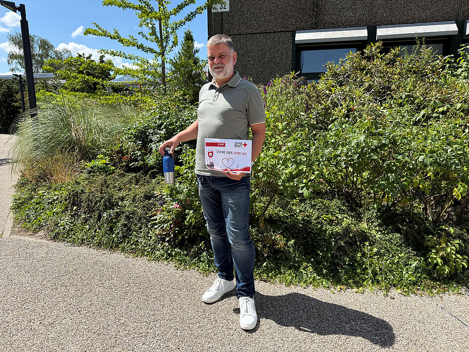 Erstspender Marc Ingelmann